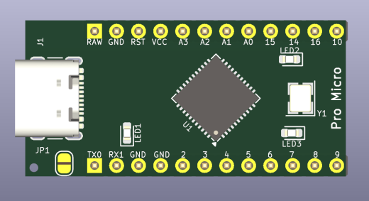 A0003237-Arduino Pro Micro V3 (Leonardo)电路板缩略图